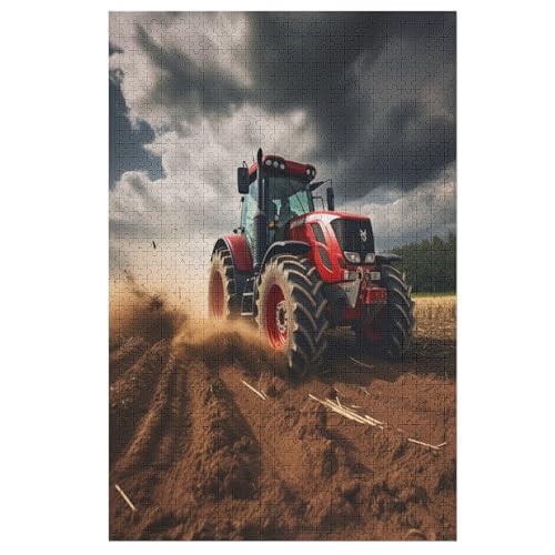 Puzzles Für Erwachsene, 1000 Teile, Traktor, Kreative Holzpuzzles, Praktisches Spiel, Familiendekoration 78×53cm Puzzles Für Erwachsene, 1000 Teile, Traktor, Kreative Holzpuzzles, Praktisches Spiel, Familiendekoration 78×53cm von HHXXXHH