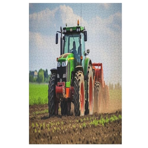 Puzzles Für Erwachsene, 1000 Teile, Traktor, Kreative Holzpuzzles, Praktisches Spiel, Familiendekoration 78×53cm Puzzles Für Erwachsene, 1000 Teile, Traktor, Kreative Holzpuzzles, Praktisches Spiel, Familiendekoration 78×53cm von HHXXXHH