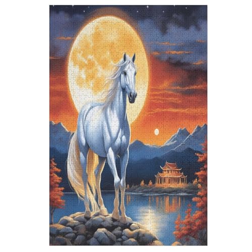 Puzzles Für Erwachsene, Horse Puzzle, 1000 Teile, Kreatives, Geistiges Spielzeug, Kinder, Montagespiele 78×53cm Puzzles Für Erwachsene, Horse Puzzle, 1000 Teile, Kreatives, Geistiges Spielzeug, Kinder, Montagespiele 78×53cm von HHXXXHH