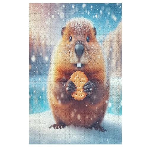 Puzzles Für Erwachsene, Tierhamster Puzzle, 1000 Teile, Kreatives, Geistiges Spielzeug, Kinder, Montagespiele 78×53cm Puzzles Für Erwachsene, Tierhamster Puzzle, 1000 Teile, Kreatives, Geistiges Spielzeug, Kinder, Montagespiele 78×53cm von HHXXXHH
