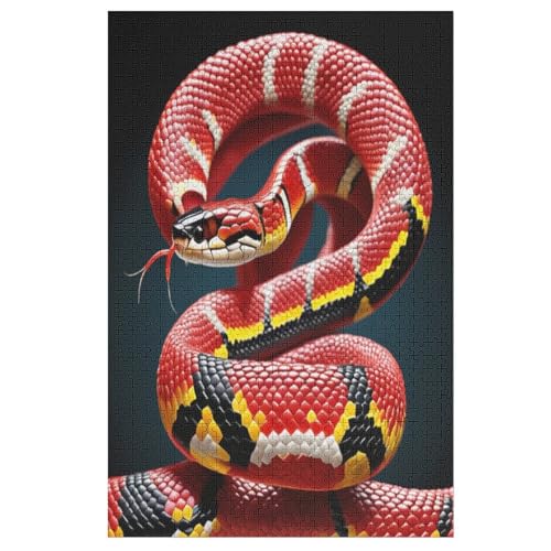 Puzzles Für Erwachsene Schlange,1000-teilige Puzzle Für Kinder Ab 12 Jahren, Holzpuzzles Für Die Heimdekoration, 78×53cm Puzzles Für Erwachsene Schlange,1000-teilige Puzzle Für Kinder Ab 12 Jahren, Holzpuzzles Für Die Heimdekoration, 78×53cm von HHXXXHH