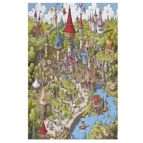 Puzzles Für Erwachsene Vergnügungspark,1000-teilige Puzzle Für Kinder Ab 12 Jahren, Holzpuzzles Für Die Heimdekoration, 78×53cm Puzzles Für Erwachsene Vergnügungspark,1000-teilige Puzzle Für Kinder Ab 12 Jahren, Holzpuzzles Für Die Heimdekoration, 78×53cm von HHXXXHH