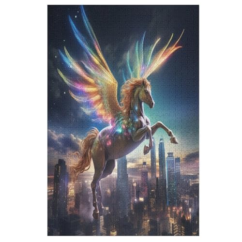 Puzzles Horse, 1000 Teile, Puzzle Aus Holz Für Erwachsene Und Kinder Ab 12 Jahren, Lernspielzeug 78×53cm Puzzles Horse, 1000 Teile, Puzzle Aus Holz Für Erwachsene Und Kinder Ab 12 Jahren, Lernspielzeug 78×53cm von HHXXXHH