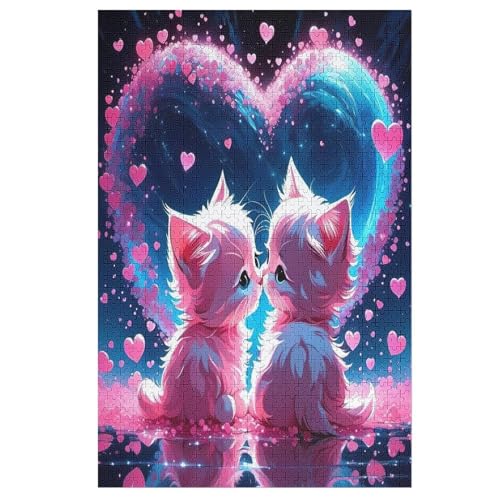 Puzzles Katze, 1000 Teile, Puzzle Aus Holz Für Erwachsene Und Kinder Ab 12 Jahren, Lernspielzeug 78×53cm Puzzles Katze, 1000 Teile, Puzzle Aus Holz Für Erwachsene Und Kinder Ab 12 Jahren, Lernspielzeug 78×53cm von HHXXXHH