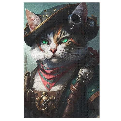 Puzzles Katze, 1000 Teile, Puzzle Aus Holz Für Erwachsene Und Kinder Ab 12 Jahren, Lernspielzeug 78×53cm Puzzles Katze, 1000 Teile, Puzzle Aus Holz Für Erwachsene Und Kinder Ab 12 Jahren, Lernspielzeug 78×53cm von HHXXXHH