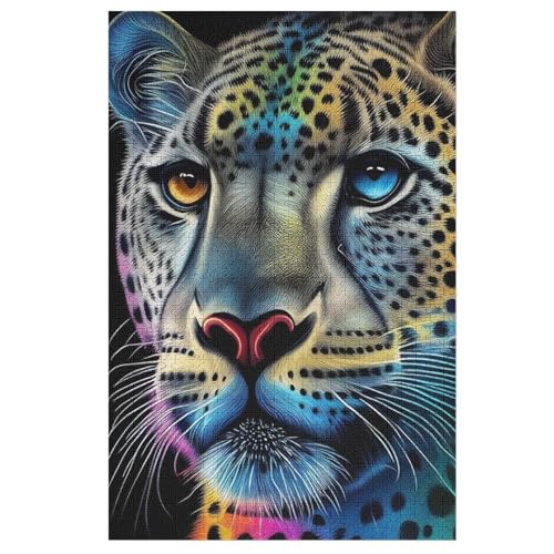 Puzzles Leopard, 1000 Teile, Puzzle Aus Holz Für Erwachsene Und Kinder Ab 12 Jahren, Lernspielzeug 78×53cm Puzzles Leopard, 1000 Teile, Puzzle Aus Holz Für Erwachsene Und Kinder Ab 12 Jahren, Lernspielzeug 78×53cm von HHXXXHH