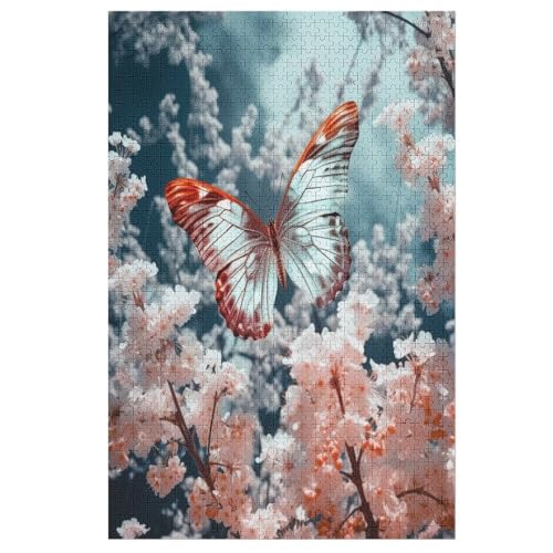 Schmetterling 1000 Teile Puzzles Für Erwachsene, Impossible Puzzle, Geschicklichkeitsspiel Für Die Ganze Familie, Kinder Holzpuzzle 78×53cm Schmetterling 1000 Teile Puzzles Für Erwachsene, Impossible Puzzle, Geschicklichkeitsspiel Für Die Ganze Familie, Kinder Holzpuzzle 78×53cm von HHXXXHH