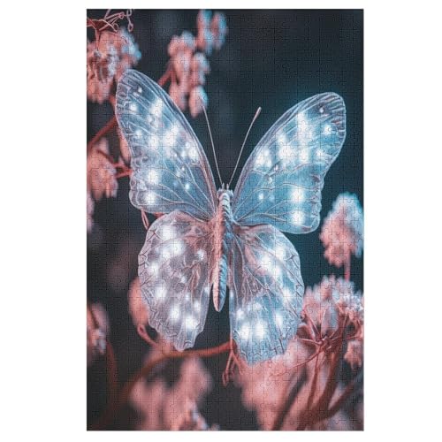 Schmetterling -Puzzle, 1000 Teile,Holzpuzzle Für Erwachsene Kinder, Lustiges Spielzeug, Denkspiel, Bildungsspiel, 78×53cm Schmetterling -Puzzle, 1000 Teile,Holzpuzzle Für Erwachsene Kinder, Lustiges Spielzeug, Denkspiel, Bildungsspiel, 78×53cm von HHXXXHH