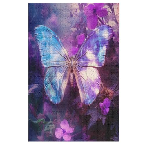Schmetterling Puzzle 1000 Teile, Holzpuzzle Herausforderndes Geschicklichkeitsspiel Für Die Ganze Familie, Kinder Erwachsenenpuzzle Ab 12 Jahren 78×53cm Schmetterling Puzzle 1000 Teile, Holzpuzzle Herausforderndes Geschicklichkeitsspiel Für Die Ganze Familie, Kinder Erwachsenenpuzzle Ab 12 Jahren 78×53cm von HHXXXHH