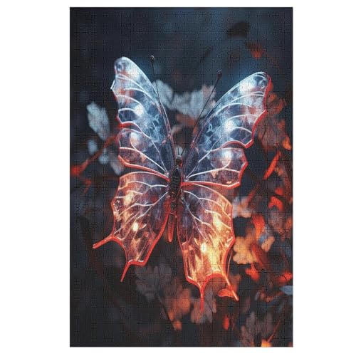 Schmetterling Puzzles 1000 Teile Erwachsener Kniffel Spaß Für Die Ganze Familie, Holzpuzzle Kinder Erwachsene, Impossible Puzzle Schwer 78×53cm Schmetterling Puzzles 1000 Teile Erwachsener Kniffel Spaß Für Die Ganze Familie, Holzpuzzle Kinder Erwachsene, Impossible Puzzle Schwer 78×53cm von HHXXXHH