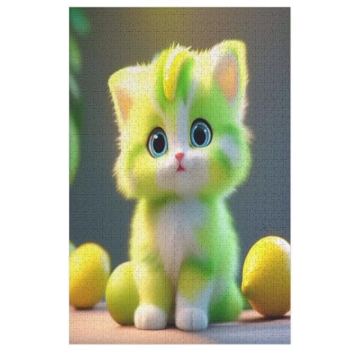 Süße Katze Puzzle 1000 Teile, Holzpuzzle Herausforderndes Geschicklichkeitsspiel Für Die Ganze Familie, Kinder Erwachsenenpuzzle Ab 12 Jahren 78×53cm Süße Katze Puzzle 1000 Teile, Holzpuzzle Herausforderndes Geschicklichkeitsspiel Für Die Ganze Familie, Kinder Erwachsenenpuzzle Ab 12 Jahren 78×53cm von HHXXXHH