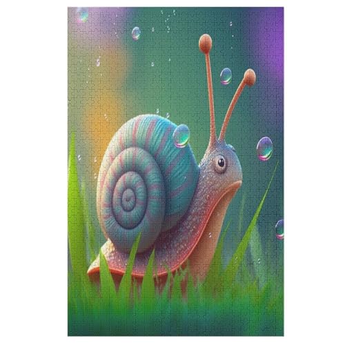Süße Schnecke Puzzles 1000 Teile Erwachsener Kniffel Spaß Für Die Ganze Familie, Holzpuzzle Kinder Erwachsene, Impossible Puzzle Schwer 78×53cm Süße Schnecke Puzzles 1000 Teile Erwachsener Kniffel Spaß Für Die Ganze Familie, Holzpuzzle Kinder Erwachsene, Impossible Puzzle Schwer 78×53cm von HHXXXHH