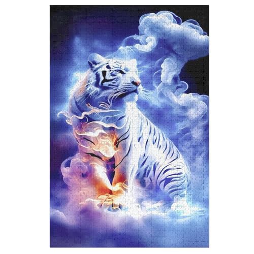 Tiger Holzpuzzle 1000 Teile Klassische Puzzles Erwachsene Kinder Puzzle DIY Kit Holzspielzeug Einzigartiges Geschenk 78×53cm Tiger Holzpuzzle 1000 Teile Klassische Puzzles Erwachsene Kinder Puzzle DIY Kit Holzspielzeug Einzigartiges Geschenk 78×53cm von HHXXXHH