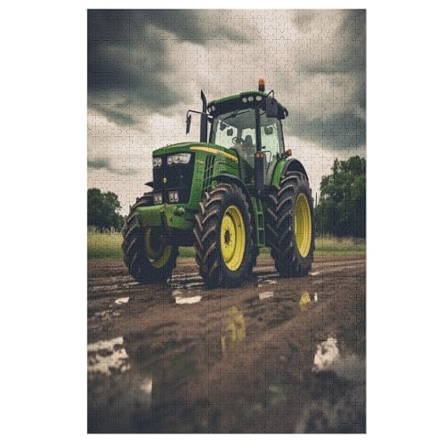 Traktor Puzzle 1000 Teile, Holzpuzzle Für Erwachsene Kinder, Impossible Puzzles, Geschicklichkeitsspiel Für Die Ganze Familie 78×53cm Traktor Puzzle 1000 Teile, Holzpuzzle Für Erwachsene Kinder, Impossible Puzzles, Geschicklichkeitsspiel Für Die Ganze Familie 78×53cm von HHXXXHH