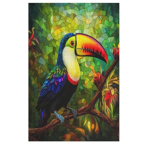 Tukane -Puzzle, 1000 Teile,Holzpuzzle Für Erwachsene Kinder, Lustiges Spielzeug, Denkspiel, Bildungsspiel, 78×53cm Tukane -Puzzle, 1000 Teile,Holzpuzzle Für Erwachsene Kinder, Lustiges Spielzeug, Denkspiel, Bildungsspiel, 78×53cm von HHXXXHH