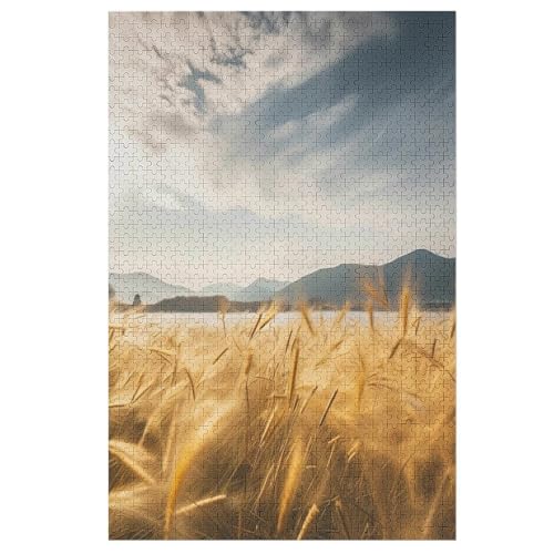 Weizenfeld-Puzzlespiel Aus Holz, 1000 Puzzleteile, Puzzle Für Teenager Und Erwachsene, Kreatives Spielzeug, Puzzles, 78×53cm Weizenfeld-Puzzlespiel Aus Holz, 1000 Puzzleteile, Puzzle Für Teenager Und Erwachsene, Kreatives Spielzeug, Puzzles, 78×53cm von HHXXXHH