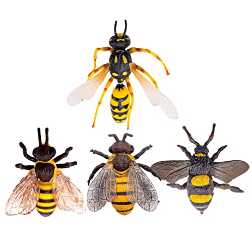 HIAKDOFT 1 Satz Simulation Insektenmodell Figur Realistisch Flügel Bienen Dekorationen Bienen-Statue Bienen Zahlen Bienenstatuen Bienendekor Bienenmodell Plastik 4 Stück HIAKDOFT 1 Satz Simulation Insektenmodell Figur Realistisch Flügel Bienen Dekorationen Bienen-Statue Bienen Zahlen Bienenstatuen Bienendekor Bienenmodell Plastik 4 Stück von HIAKDOFT