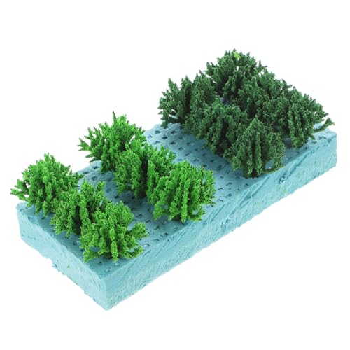 HIAKDOFT 1 Schachtel Miniatur Landschaftsbaum Modell DIY Künstlicher Strauch Leichtes Büschel für Sandtisch Modellbau Puppenhaus Garten Zubehör Pflanzen Dekoration Zufällige Farbe von HIAKDOFT