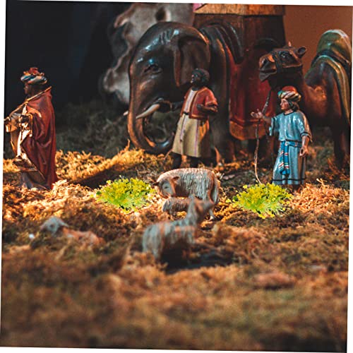 HIAKDOFT 1 Schachtel Miniatur Modellbau Pflanzen Simulation Ornament für Feengarten und Diorama Realistische Mini Blütencluster Flexible Detailreiche Gestaltung für Mikro Landschaft DIY von HIAKDOFT