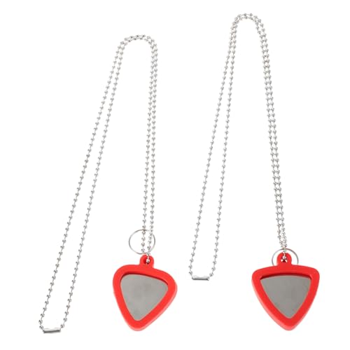 HIAKDOFT 1 Set Gitarrenteil-gitarrenplektrum-abdeckungen, Silikon-halter Für Gitarrenplektren, Gitarrenplektren-teile, Gitarrenplektren-halskette, Plektrum-halter, Gitarren-plektrum-halter von HIAKDOFT
