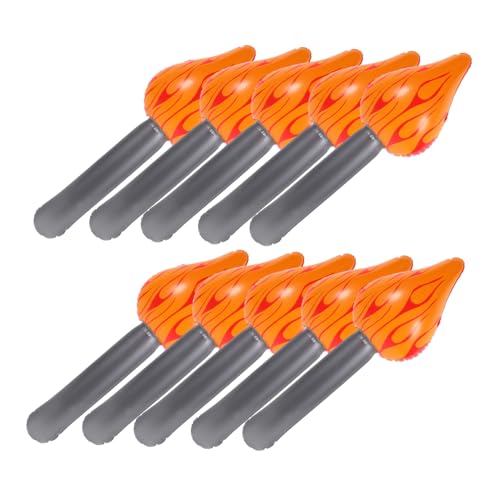HIAKDOFT 10 Stück Aufblasbarer Flammenballon Lodern Aufblasbare Flamme Aufblasbare Fackeldekoration Luft Feuer Gefälschte Flamme -taschenlampe Drinnen Lustiges Fackelspielzeug Pvc HIAKDOFT 10 Stück Aufblasbarer Flammenballon Lodern Aufblasbare Flamme Aufblasbare Fackeldekoration Luft Feuer Gefälschte Flamme -taschenlampe Drinnen Lustiges Fackelspielzeug Pvc von HIAKDOFT