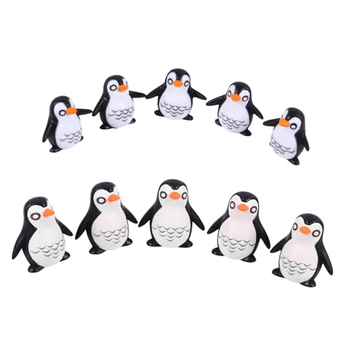 HIAKDOFT 10 Stück Teiliges Künstliche Harz Pinguin Miniaturen Detailreiche Handbemalte Dekoration für Puppenhaus Garten Kindgerechte Ocean Animal Ornament Lebensechte Figuren HIAKDOFT 10 Stück Teiliges Künstliche Harz Pinguin Miniaturen Detailreiche Handbemalte Dekoration für Puppenhaus Garten Kindgerechte Ocean Animal Ornament Lebensechte Figuren von HIAKDOFT