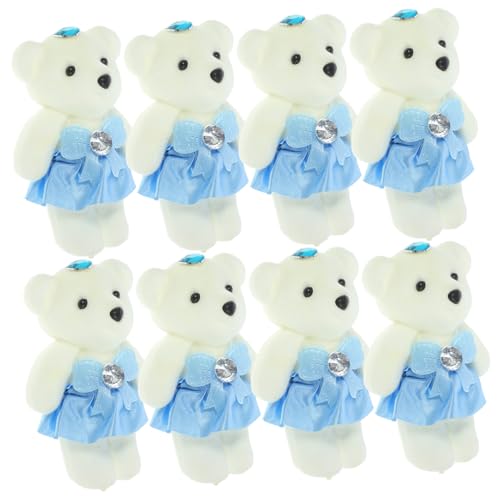 HIAKDOFT 10 Stück Teiliges Mini Plüschbären Dekorationen Niedliche Kleine Stofftier Bären für Hochzeitsauto und Blumenstrauß Weiche Kuscheltier Deko als und Raumdeko HIAKDOFT 10 Stück Teiliges Mini Plüschbären Dekorationen Niedliche Kleine Stofftier Bären für Hochzeitsauto und Blumenstrauß Weiche Kuscheltier Deko als und Raumdeko von HIAKDOFT