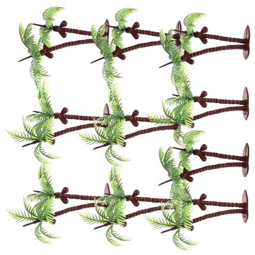 HIAKDOFT 10 Stück Teiliges Miniatur Kokospalmen Modellset aus Langlebigem Realistische Kleine Bäume für Landschaftsdekoration für Sandtisch Modellbau und DIY szenerien HIAKDOFT 10 Stück Teiliges Miniatur Kokospalmen Modellset aus Langlebigem Realistische Kleine Bäume für Landschaftsdekoration für Sandtisch Modellbau und DIY szenerien von HIAKDOFT