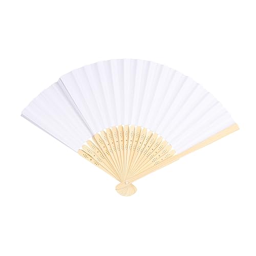 HIAKDOFT 10 Stück Teiliges Weißer Chinesischer Faltbarer Papierfächer Leer zum Bemalen DIY Malspaß für Geschenkidee für Mädchen Party und Familienfeier HIAKDOFT 10 Stück Teiliges Weißer Chinesischer Faltbarer Papierfächer Leer zum Bemalen DIY Malspaß für Geschenkidee für Mädchen Party und Familienfeier von HIAKDOFT
