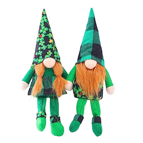 HIAKDOFT 2 Stück Grüne Blatt Festival Puppe Gnom - Festival-geschenkpuppe Party Dekorative Puppe St. Patricks Day St. Patricks Day Puppe Puppenspielzeug Kein Schaden Tuch HIAKDOFT 2 Stück Grüne Blatt Festival Puppe Gnom - Festival-geschenkpuppe Party Dekorative Puppe St. Patricks Day St. Patricks Day Puppe Puppenspielzeug Kein Schaden Tuch von HIAKDOFT