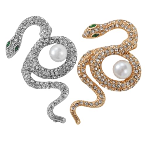 HIAKDOFT 2 Stück Schlangenbrosche Damen Kleidungsdekorationsset Charm Armbänder Schlangennadel Schlangenzubehör Zappeln Süße Schlangenschmucknadeln Für Rucksäcke Ästhetische HIAKDOFT 2 Stück Schlangenbrosche Damen Kleidungsdekorationsset Charm Armbänder Schlangennadel Schlangenzubehör Zappeln Süße Schlangenschmucknadeln Für Rucksäcke Ästhetische von HIAKDOFT