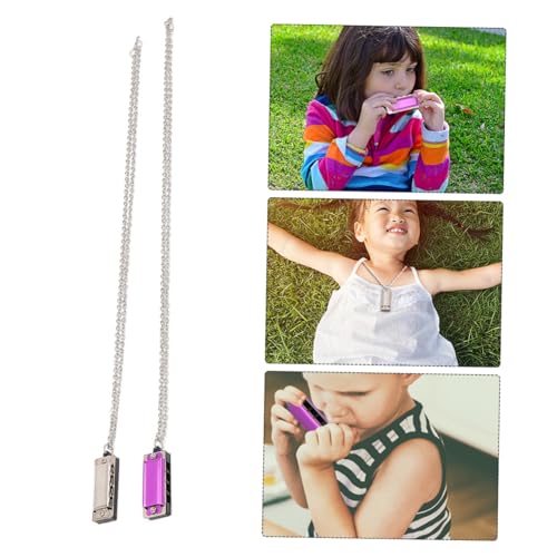 HIAKDOFT 2 Stück Teiliges Doppelreihe Töne Pädagogisches Musikinstrument Langlebig für Anfänger Geschenkidee für Mädchen und Jungen Farben Lila und Silber HIAKDOFT 2 Stück Teiliges Doppelreihe Töne Pädagogisches Musikinstrument Langlebig für Anfänger Geschenkidee für Mädchen und Jungen Farben Lila und Silber von HIAKDOFT