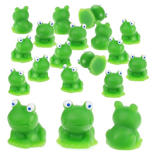 HIAKDOFT 20 Stück Teiliges Kleine Froschfiguren aus Langlebigem Harz Realistische Miniatur Froschmodelle als Garten und Zimmerdeko Edukatives für Puppenhäuser und HIAKDOFT 20 Stück Teiliges Kleine Froschfiguren aus Langlebigem Harz Realistische Miniatur Froschmodelle als Garten und Zimmerdeko Edukatives für Puppenhäuser und von HIAKDOFT