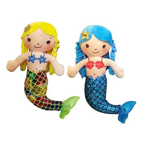 HIAKDOFT 2stücke Kuscheltier Meerjungfrau Fülltes Meerjungfrauenpuppe Meerjungfrauen Spielzeug Dekorative Meerjungfrau Ornamente Für Mädchen Zuhause Und Kinderzimmer HIAKDOFT 2stücke Kuscheltier Meerjungfrau Fülltes Meerjungfrauenpuppe Meerjungfrauen Spielzeug Dekorative Meerjungfrau Ornamente Für Mädchen Zuhause Und Kinderzimmer von HIAKDOFT