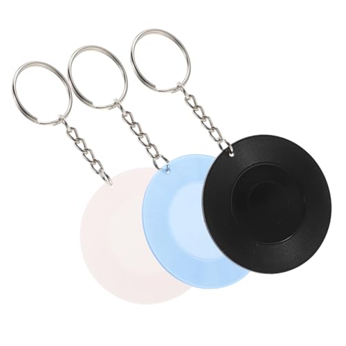 HIAKDOFT 3 Stück Schallplatten Untersetzer Musiknoten Schlüsselanhänger Tischuntersetzer Musik Mini Player Schlüsselanhänger Mini Schlüsselanhänger Mit Entzückendem Tier Dj HIAKDOFT 3 Stück Schallplatten Untersetzer Musiknoten Schlüsselanhänger Tischuntersetzer Musik Mini Player Schlüsselanhänger Mini Schlüsselanhänger Mit Entzückendem Tier Dj von HIAKDOFT