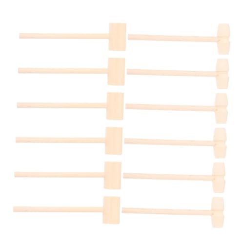 HIAKDOFT 30 Stück Teiliges Mini Holzhammer für Ergonomisch Kleiner Holzklüpfel Pädagogisches für Rollenspiele Kooperatives Sichere Glatte Kanten HIAKDOFT 30 Stück Teiliges Mini Holzhammer für Ergonomisch Kleiner Holzklüpfel Pädagogisches für Rollenspiele Kooperatives Sichere Glatte Kanten von HIAKDOFT