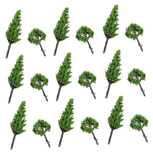 HIAKDOFT 30 Stück Teiliges Miniatur Baum Micro Landscape Dekoration Realistische Details Langlebig Leichtes Design Kreative Baumform für DIY Sandtischmodelle Wohn und Gartendeko von HIAKDOFT