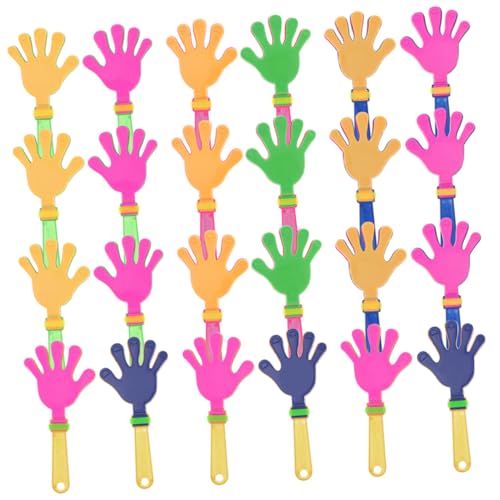 HIAKDOFT 36 Stück Teiliges Bunte Handklatschen aus Kunststoff für Partyspaß und Jubel bei Konzerten und Sportveranstaltungen Leuchtende Partykrachmacher für Mädchen und Zufällige Farbe HIAKDOFT 36 Stück Teiliges Bunte Handklatschen aus Kunststoff für Partyspaß und Jubel bei Konzerten und Sportveranstaltungen Leuchtende Partykrachmacher für Mädchen und Zufällige Farbe von HIAKDOFT