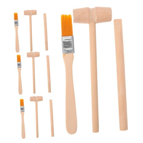 HIAKDOFT 4 Sätze Archäologische Ausgrabungswerkzeuge für Teiliges Stem Lernspielzeug mit Mini Holzhammer Pinsel und Meißel Sicheres Grabungsset für Rollenspiel und Edelstein Ausgrabung HIAKDOFT 4 Sätze Archäologische Ausgrabungswerkzeuge für Teiliges Stem Lernspielzeug mit Mini Holzhammer Pinsel und Meißel Sicheres Grabungsset für Rollenspiel und Edelstein Ausgrabung von HIAKDOFT