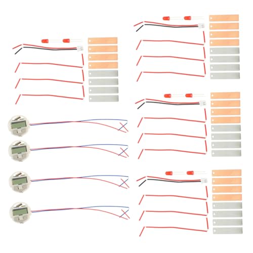 HIAKDOFT 4 Sätze DIY Obstbatterie Experimentierkit für Kupfer Elektroden Elektronischer Uhr Stem Lernspielzeug für Schulprojekte Fördert Motorische Fähigkeiten und Logisches Denken HIAKDOFT 4 Sätze DIY Obstbatterie Experimentierkit für Kupfer Elektroden Elektronischer Uhr Stem Lernspielzeug für Schulprojekte Fördert Motorische Fähigkeiten und Logisches Denken von HIAKDOFT