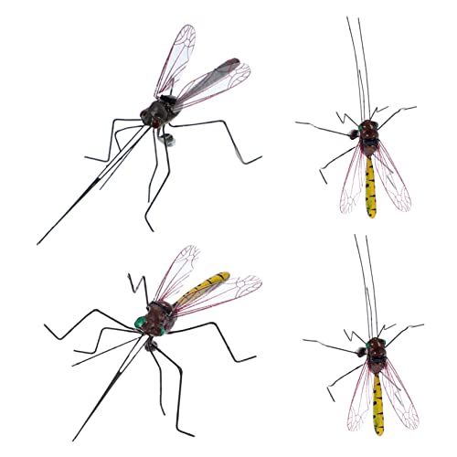 HIAKDOFT 4 Stück Hohe Simulation Von Insekten Simulationsspielzeug Fehler Für Modellierspielzeug Kleines Tiermodell Kognitives Modell Simulationsmodell Kleines Abs von HIAKDOFT