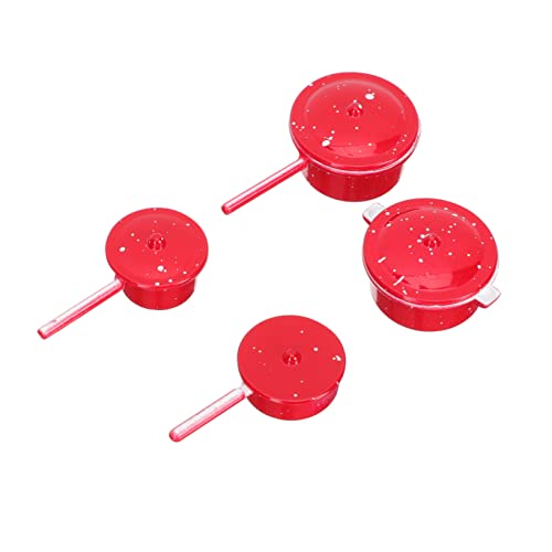 HIAKDOFT 4 Stück Miniatur-Küchengeschirr Mini-Topf für den Haushalt Mini -Topf Mini-Hausdekoration Kleiner Topf Topfmodell entzückender Minitopf Kleine Töpfe Topfspielzeug Legierung Rotwein HIAKDOFT 4 Stück Miniatur-Küchengeschirr Mini-Topf für den Haushalt Mini -Topf Mini-Hausdekoration Kleiner Topf Topfmodell entzückender Minitopf Kleine Töpfe Topfspielzeug Legierung Rotwein von HIAKDOFT