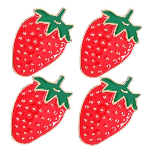 HIAKDOFT 4 Stück Obstbrosche Wäscheklammern Erdbeeren Erdbeeren Anstecknadeln Für Taschen Anstecknadel Dekorative Anstecknadel Süßes Handtaschenzubehör Taschendekor Obstnadel HIAKDOFT 4 Stück Obstbrosche Wäscheklammern Erdbeeren Erdbeeren Anstecknadeln Für Taschen Anstecknadel Dekorative Anstecknadel Süßes Handtaschenzubehör Taschendekor Obstnadel von HIAKDOFT