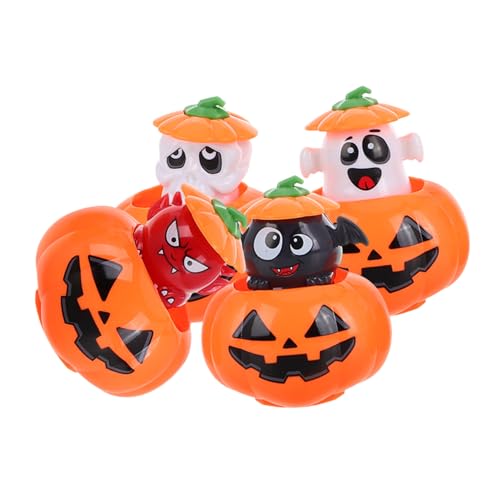 HIAKDOFT 4 Stück Uhrwerk Swing - Beängstigend Künstlich Kürbis Led Gruselig Halloween Statue Sensorisches Montessori- Carniva-preise- Orange Plastik HIAKDOFT 4 Stück Uhrwerk Swing - Beängstigend Künstlich Kürbis Led Gruselig Halloween Statue Sensorisches Montessori- Carniva-preise- Orange Plastik von HIAKDOFT