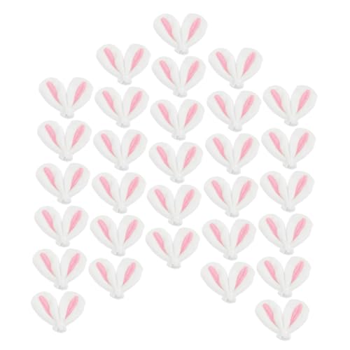 HIAKDOFT 40 Stück Teiliges DIY Hasenohren Haarschmuck aus Rosa Kompakte Haarnadeln für Kreative und Karnevalsbasteleien als Accessoires für Frauen und Mädchen von HIAKDOFT