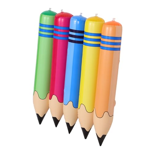 HIAKDOFT 5 Stück Aufblasbares Bleistiftspielzeug Dekoration Zurück Bunt Erste Ereignis Drinnen Karikatur Stütze Schaum Student Jumbo Schule Kindergarten Ästhetisch Groß Willkommen Pvc HIAKDOFT 5 Stück Aufblasbares Bleistiftspielzeug Dekoration Zurück Bunt Erste Ereignis Drinnen Karikatur Stütze Schaum Student Jumbo Schule Kindergarten Ästhetisch Groß Willkommen Pvc von HIAKDOFT