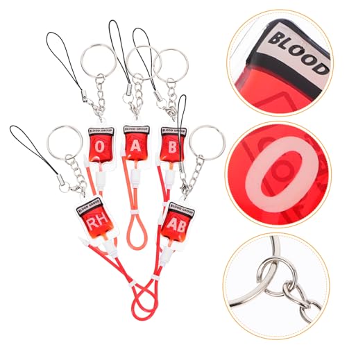 HIAKDOFT 5 Stück Teiliges Halloween Schlüsselanhänger Bluttyp Anhänger Charm Taschenanhänger Party Deko B Ab Rh für Schlüssel und Taschen HIAKDOFT 5 Stück Teiliges Halloween Schlüsselanhänger Bluttyp Anhänger Charm Taschenanhänger Party Deko B Ab Rh für Schlüssel und Taschen von HIAKDOFT