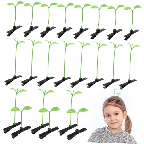 HIAKDOFT 50 Stück Teiliges Kleine Grüne Bohnenkeim Haarspangen Einzigartige Pflanzenhaarnadeln Lustiger Haarschmuck für Mädchen und Praktische Leichte Haarclips für Zarten Halt HIAKDOFT 50 Stück Teiliges Kleine Grüne Bohnenkeim Haarspangen Einzigartige Pflanzenhaarnadeln Lustiger Haarschmuck für Mädchen und Praktische Leichte Haarclips für Zarten Halt von HIAKDOFT