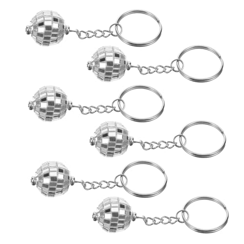HIAKDOFT 6 Stück Retro Disco Ball Schlüsselanhänger Jahre Party Dekoration Multi Funktionale Taschenanhänger für Geburtstagsfeiern und Feste HIAKDOFT 6 Stück Retro Disco Ball Schlüsselanhänger Jahre Party Dekoration Multi Funktionale Taschenanhänger für Geburtstagsfeiern und Feste von HIAKDOFT