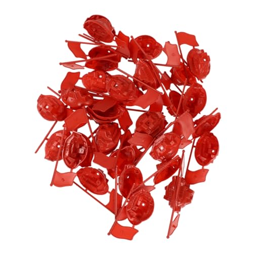 HIAKDOFT 60 Stück Roter Fahnenmodell Gottesdienstfahnen Mini-tischfahne Spiel Flagge Kleine Rote Fahnen Auf Stöcken Plastikfahne Handfahnen Auf Stöcken Mini-rote Flagge Plastik Rot HIAKDOFT 60 Stück Roter Fahnenmodell Gottesdienstfahnen Mini-tischfahne Spiel Flagge Kleine Rote Fahnen Auf Stöcken Plastikfahne Handfahnen Auf Stöcken Mini-rote Flagge Plastik Rot von HIAKDOFT